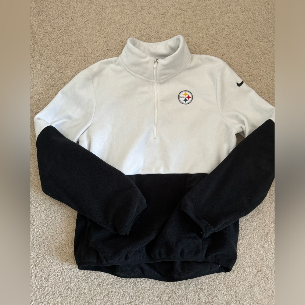 Steelers Nike fleece half zip sweatshirt women’s size XS